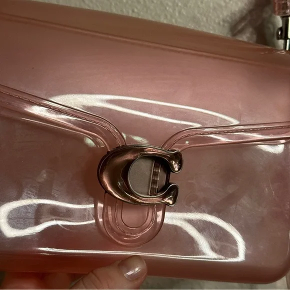 Coach Jelly Tabby Bag in Flower Pink/Silver